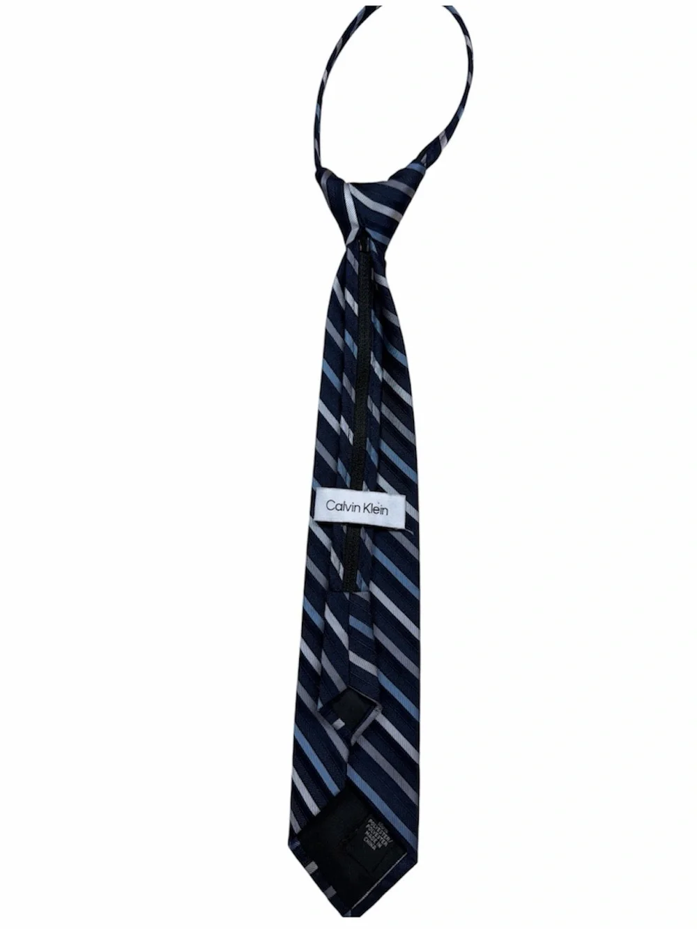 Calvin Klein Boys' Gemstone Stripe Zip Tie Polyester